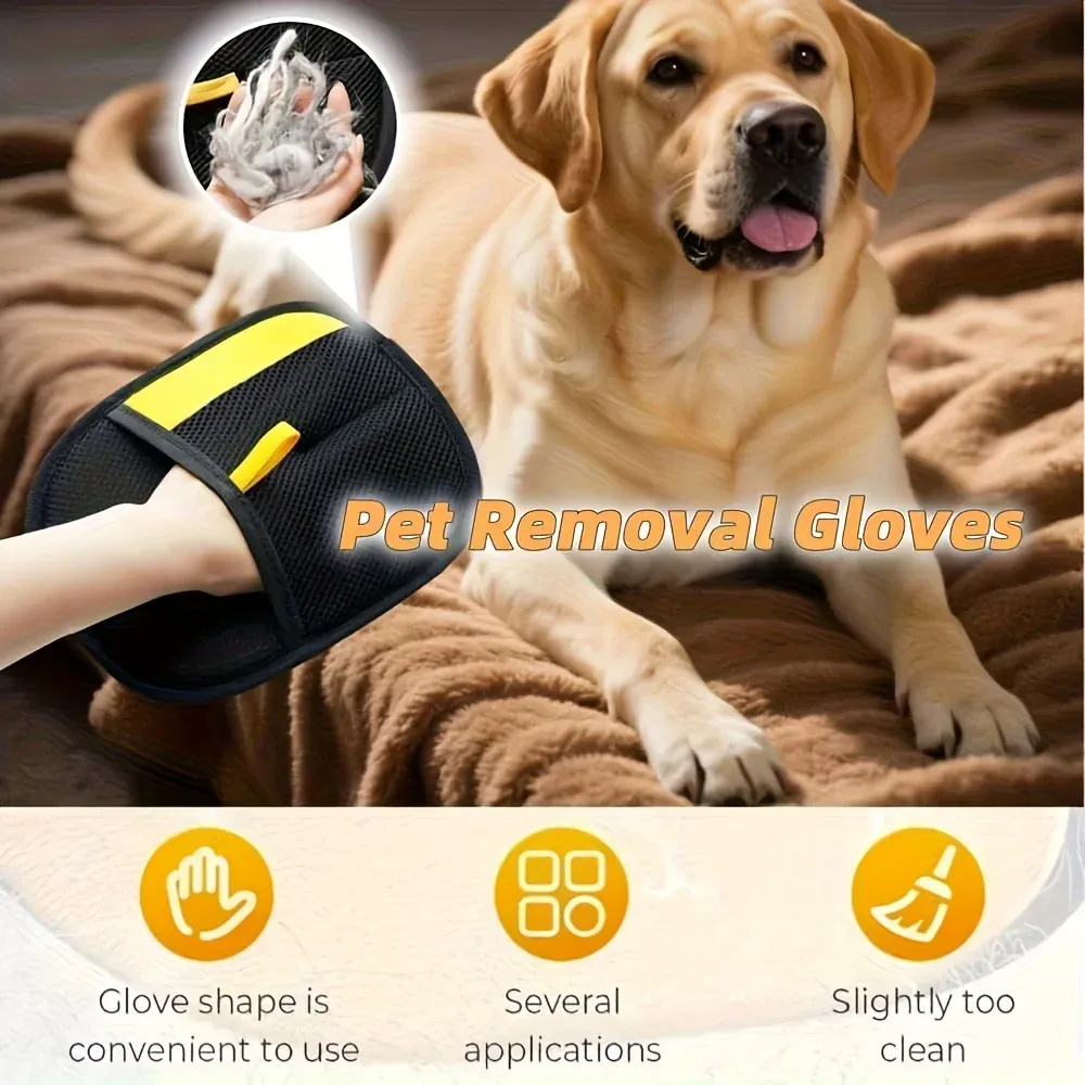 Gant pour le toilettage d'un animal de compagnie