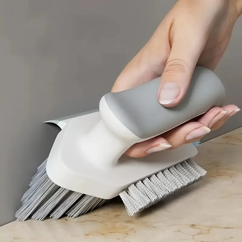 Brosse multifonctionnelle 4 en 1 pour joints de carrelage, nettoyage des angles, sols et baignoires, lot de 2 3