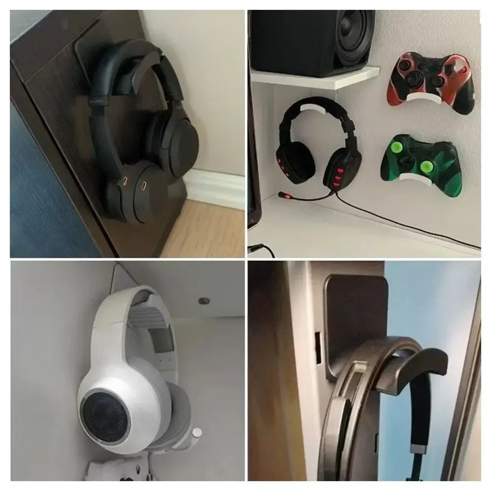 Support pour casque, ambiance bureau