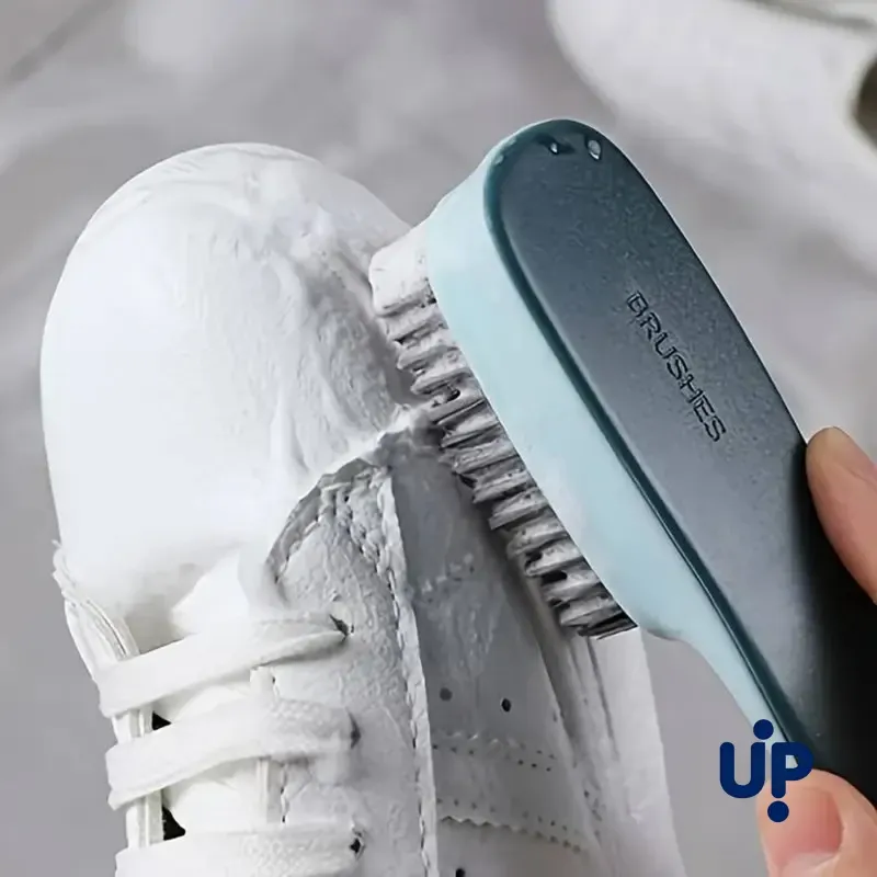 Brosse de nettoyage multifonction en plastique pour chaussures et vêtements