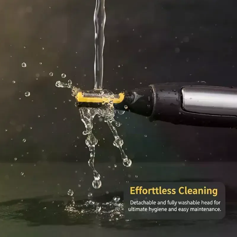 Tondeuse électrique pour hommes, mini-tondeuse portable étanche pour poils du nez et des oreilles, rasoir de précision facile à nettoyer 6