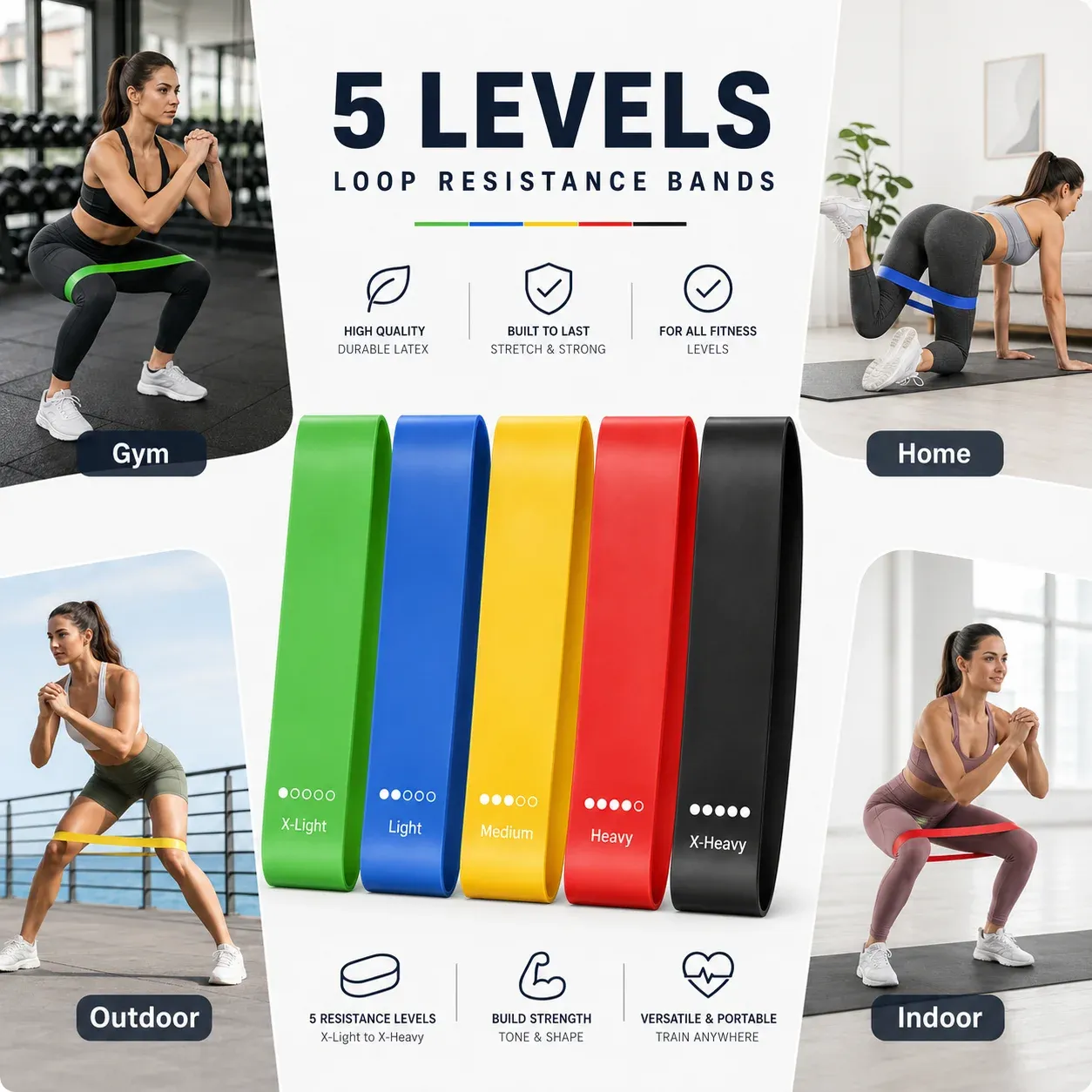Exercices avec bandes de résistance