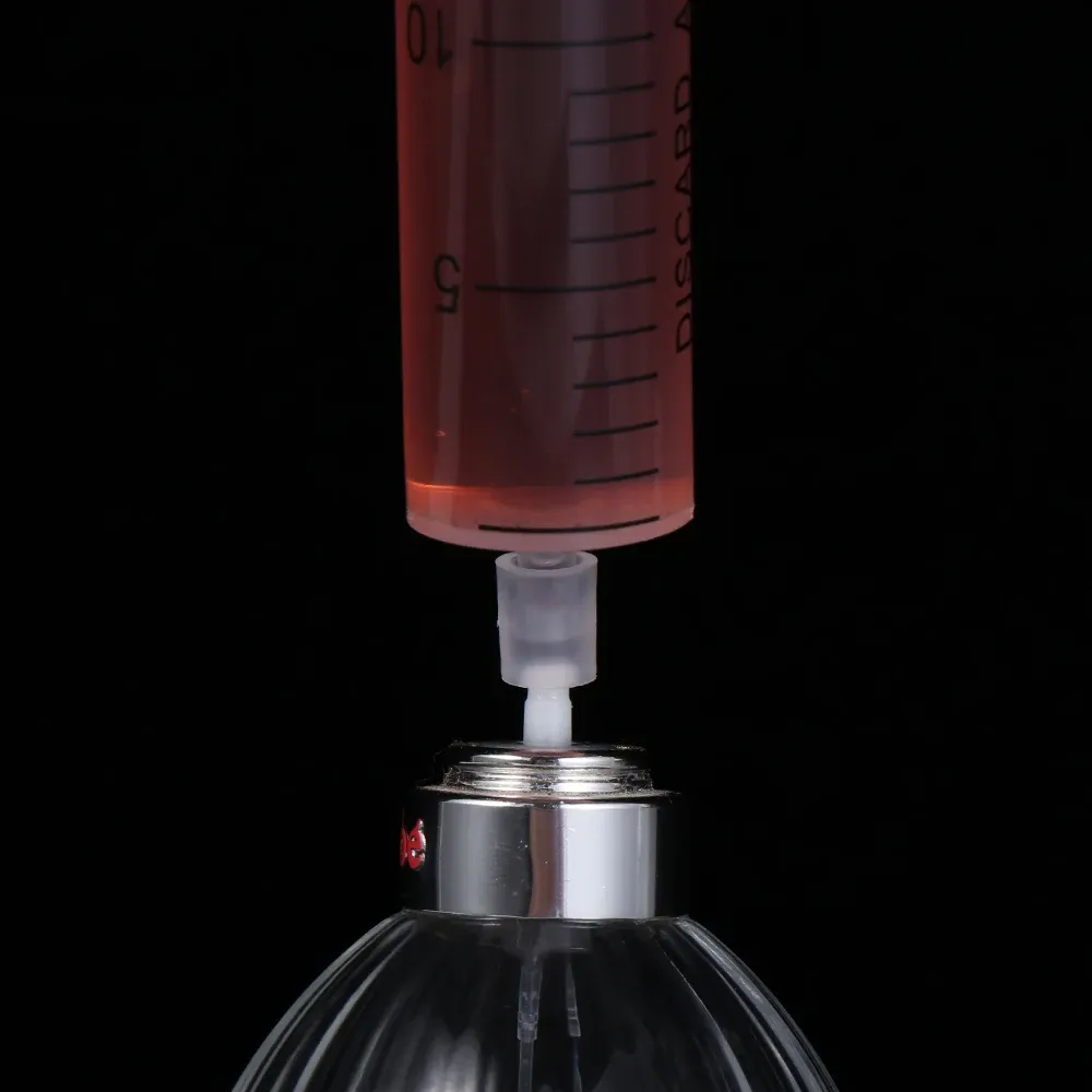Distributeur de lubrifiant avec pompe d'injection 10 ml, seringue en plastique, outil de remplissage de liquide, embout droit, outil d'emballage cosmétique 5