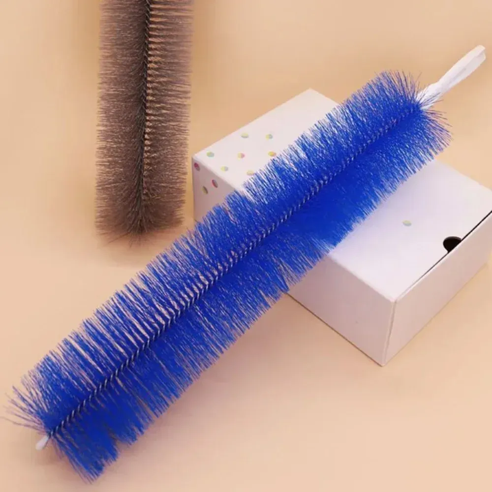 Brosse anti-poussière en microfibre en utilisation