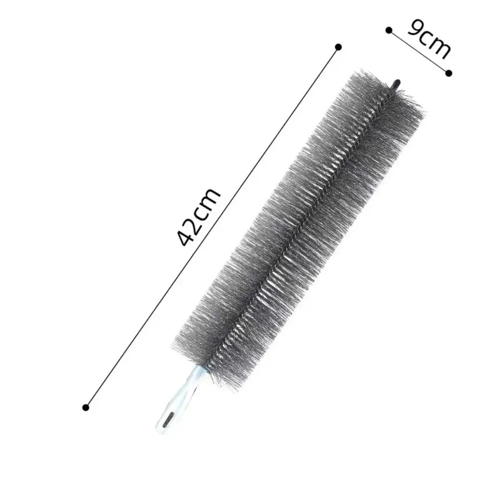 Brosse anti-poussière en microfibre, détail de finition