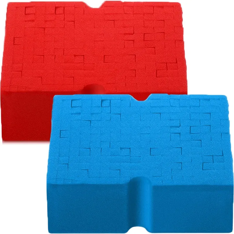 Éponge de lavage pour voiture à grandes alvéoles en mousse souple, absorbante et anti-rayures, avec prise en main facile - Image 1