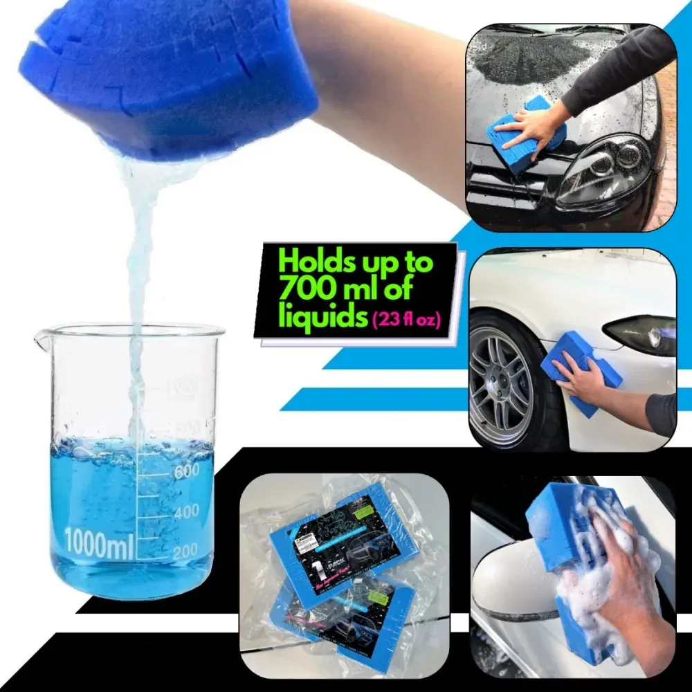 Détail de l'éponge de lavage