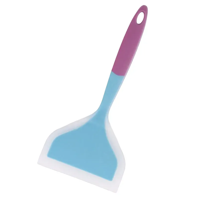 Ustensiles antiadhésifs polyvalents – Spatule à œufs en silicone, grande spatule retourne-crêpes et retourneur d'œufs pour la cuisine et la pâtisserie 7