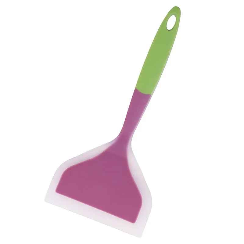 Ustensiles antiadhésifs polyvalents – Spatule à œufs en silicone, grande spatule retourne-crêpes et retourneur d'œufs pour la cuisine et la pâtisserie 9