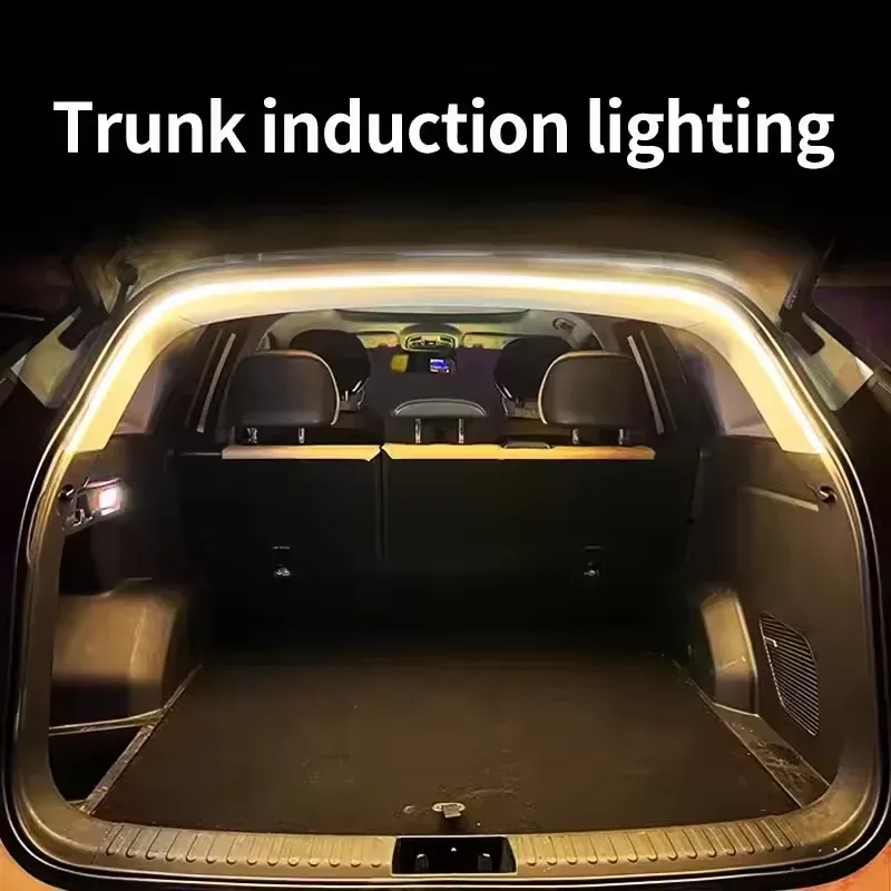 Éclairage de coffre à LED haute luminosité, lumière d'ambiance à détection automatique, sans câblage 4