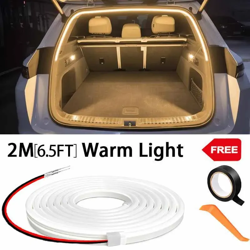 Éclairage de coffre à LED haute luminosité, lumière d'ambiance à détection automatique, sans câblage 9
