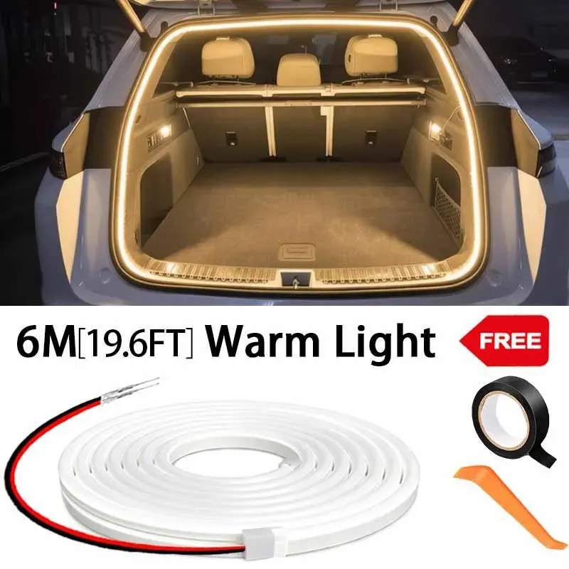 Éclairage de coffre à LED haute luminosité, lumière d'ambiance à détection automatique, sans câblage 11