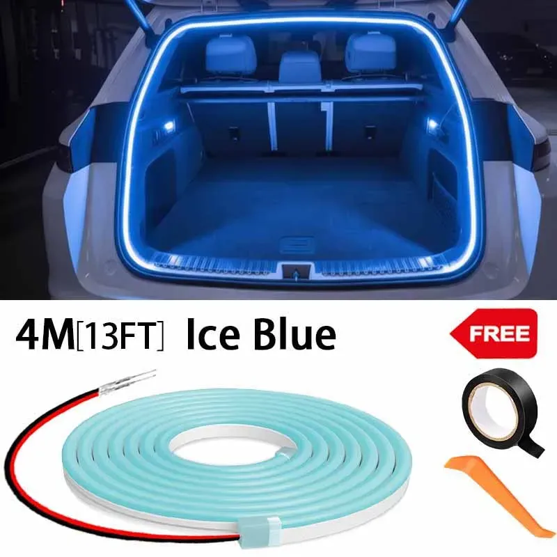 Éclairage de coffre à LED haute luminosité, lumière d'ambiance à détection automatique, sans câblage 13