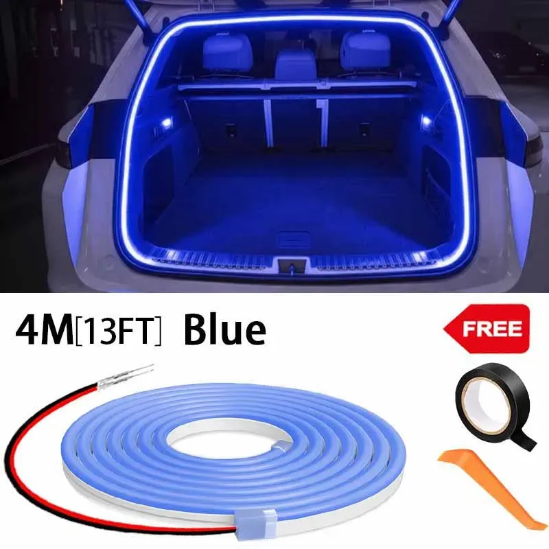 Éclairage de coffre à LED haute luminosité, lumière d'ambiance à détection automatique, sans câblage 15