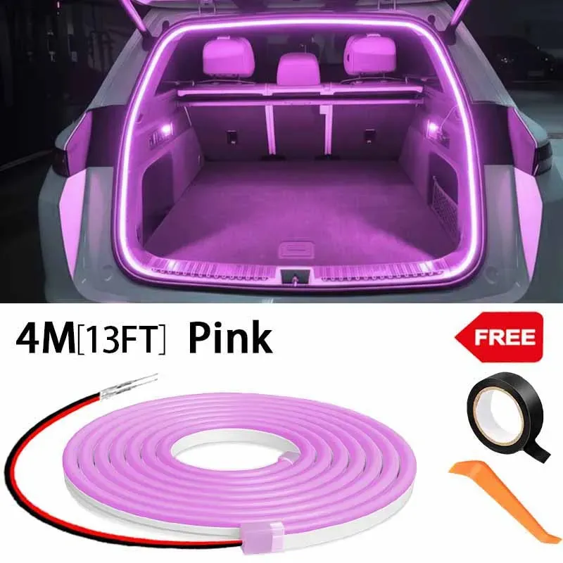 Éclairage de coffre à LED haute luminosité, lumière d'ambiance à détection automatique, sans câblage 17