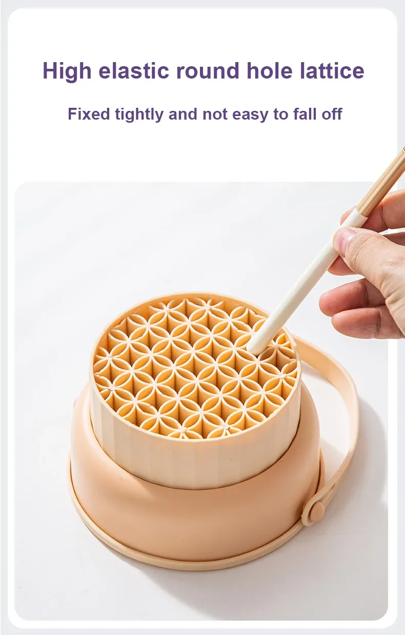 Texture de nettoyage en silicone pour pinceaux