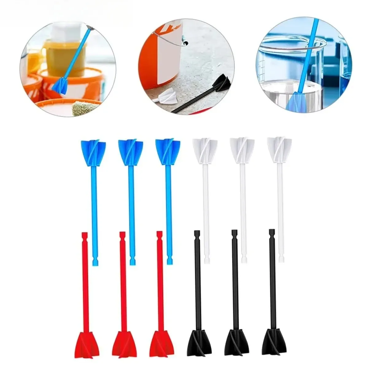Mélangeur à pagaie pour perceuse, accessoire de mélange pour peinture, résine et époxy 2
