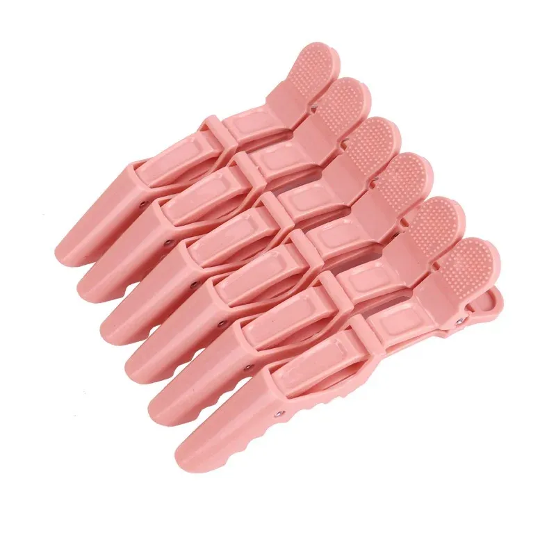 Pinces à cheveux crocodile, lot de 6, pinces de coiffure et de sectionnement, accessoires pour cheveux 7