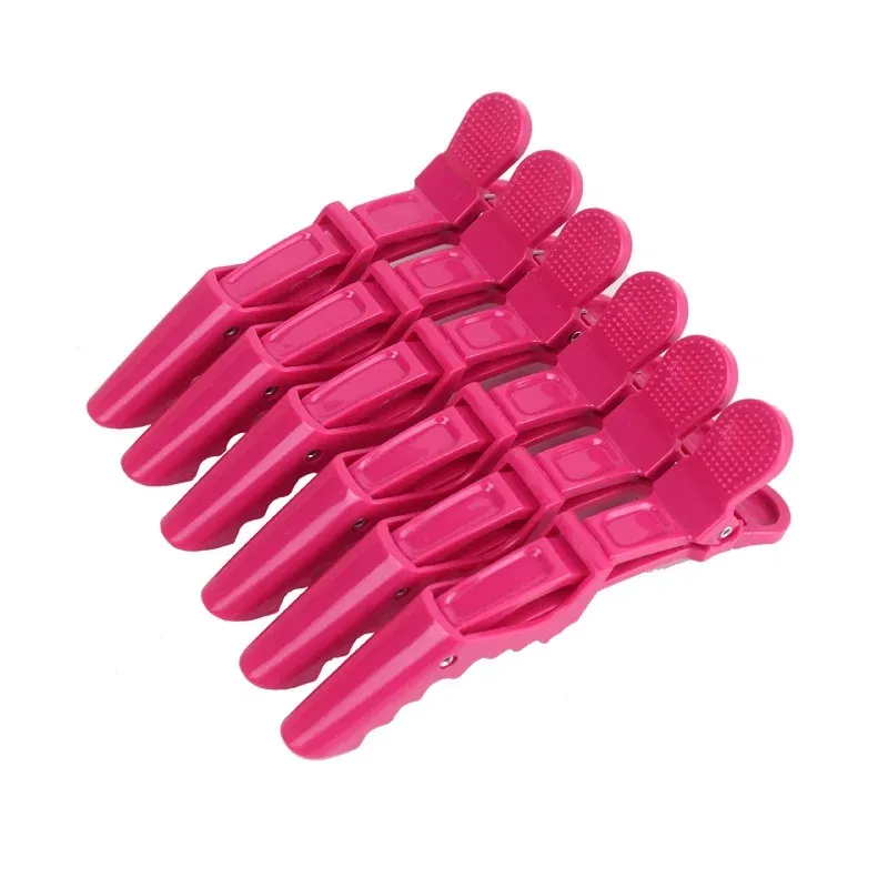 Pinces à cheveux crocodile, lot de 6, pinces de coiffure et de sectionnement, accessoires pour cheveux 13