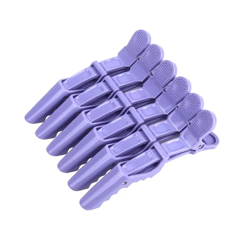 Pinces à cheveux crocodile, lot de 6, pinces de coiffure et de sectionnement, accessoires pour cheveux 10