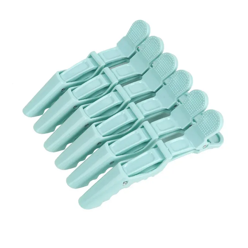 Pinces à cheveux crocodile, lot de 6, pinces de coiffure et de sectionnement, accessoires pour cheveux 11