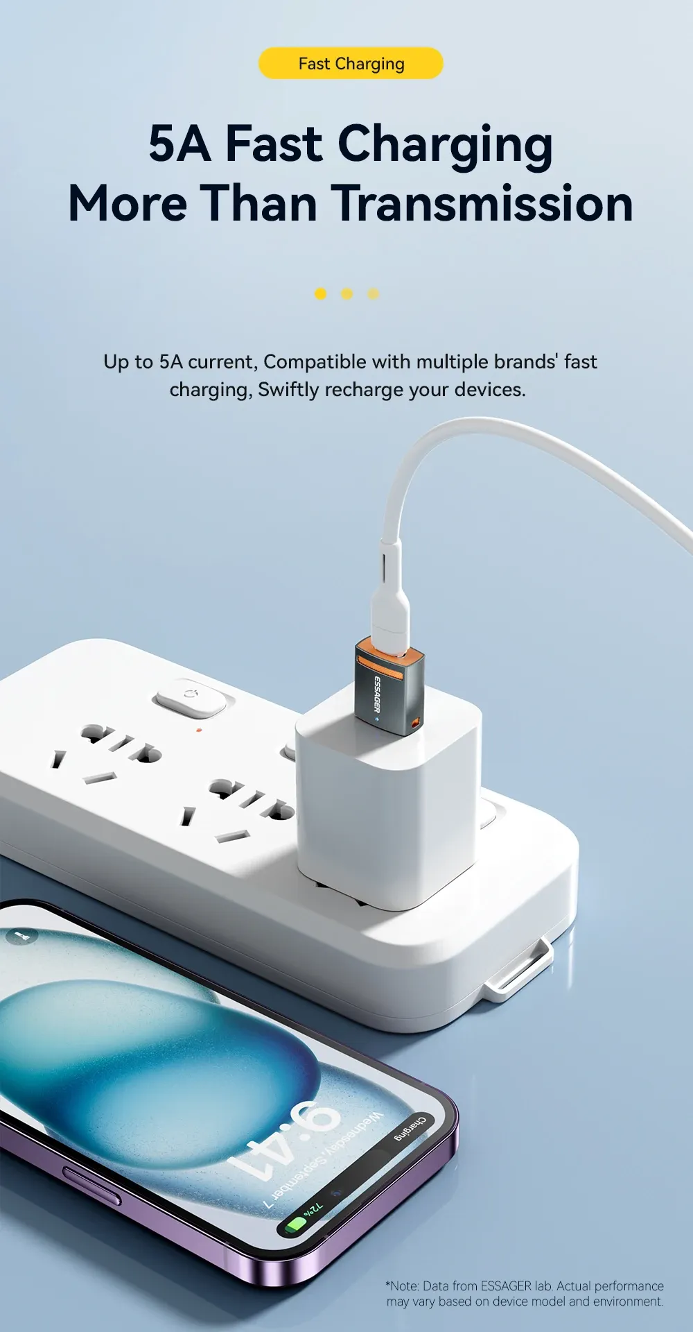 Adaptateur USB 3.0 Essager OTG, polyvalence