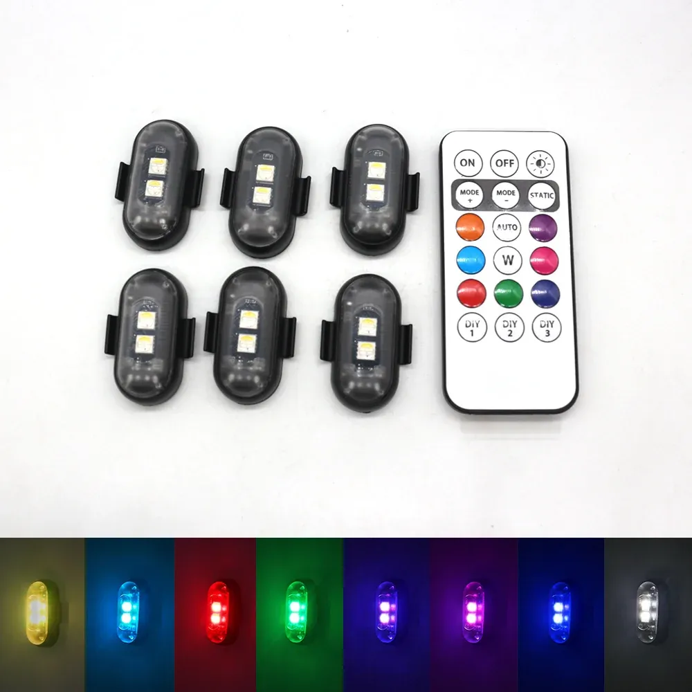 Lumière LED multifonction pour voiture, rechargeable et sans fil, avec télécommande 9
