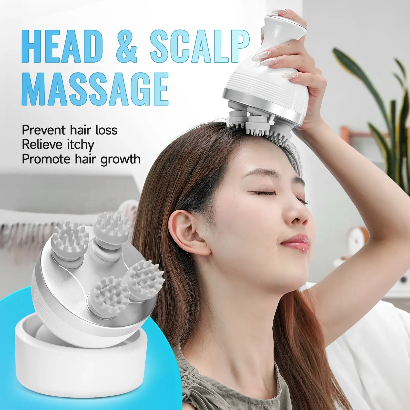 Masseur de tête électrique intelligent, vue 2