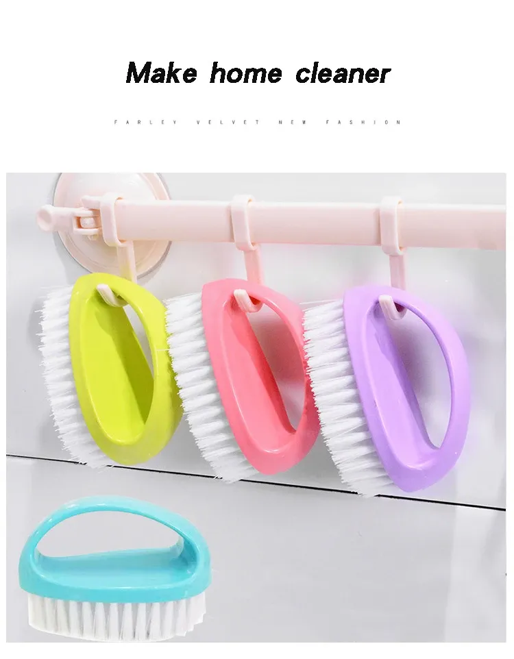 Brosse de nettoyage colorée multifonctionnelle, vue de détail