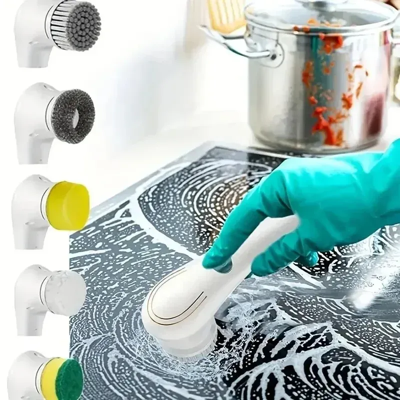 Détail des têtes de brosse interchangeables