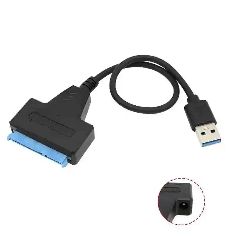 Câble adaptateur SATA vers USB 3.0 pour disque dur SSD 2,5 pouces
