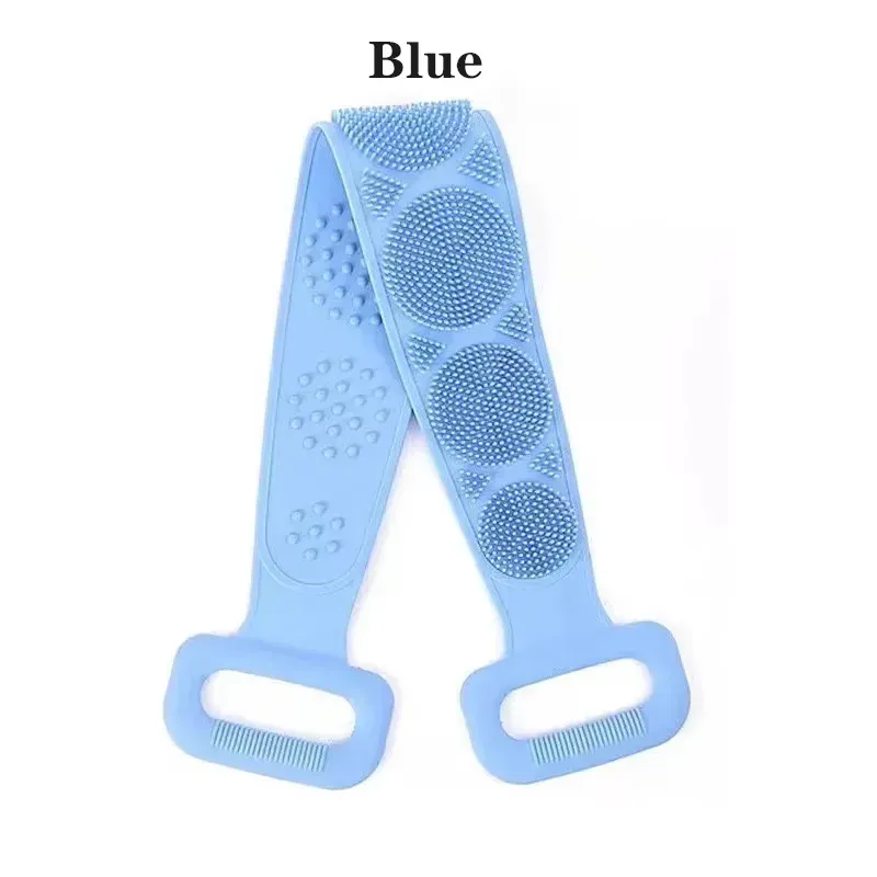 Gant de bain exfoliant en silicone, finition soignée