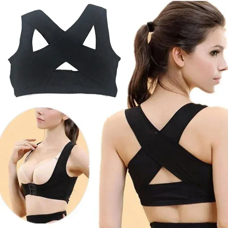 Correcteur de posture pour femme, détail du tissu