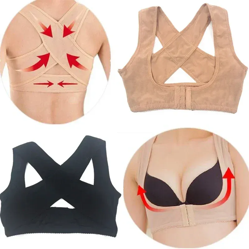 Correcteur de posture pour femme, finition