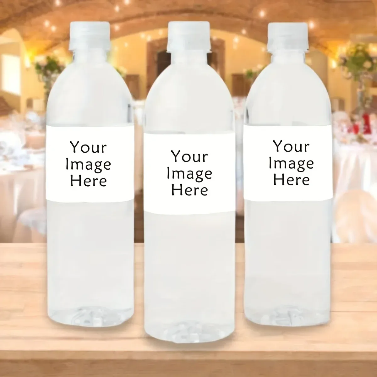 Étiquettes personnalisées pour bouteilles d'eau – Mariage, Communion, Baptême – Étanches 2