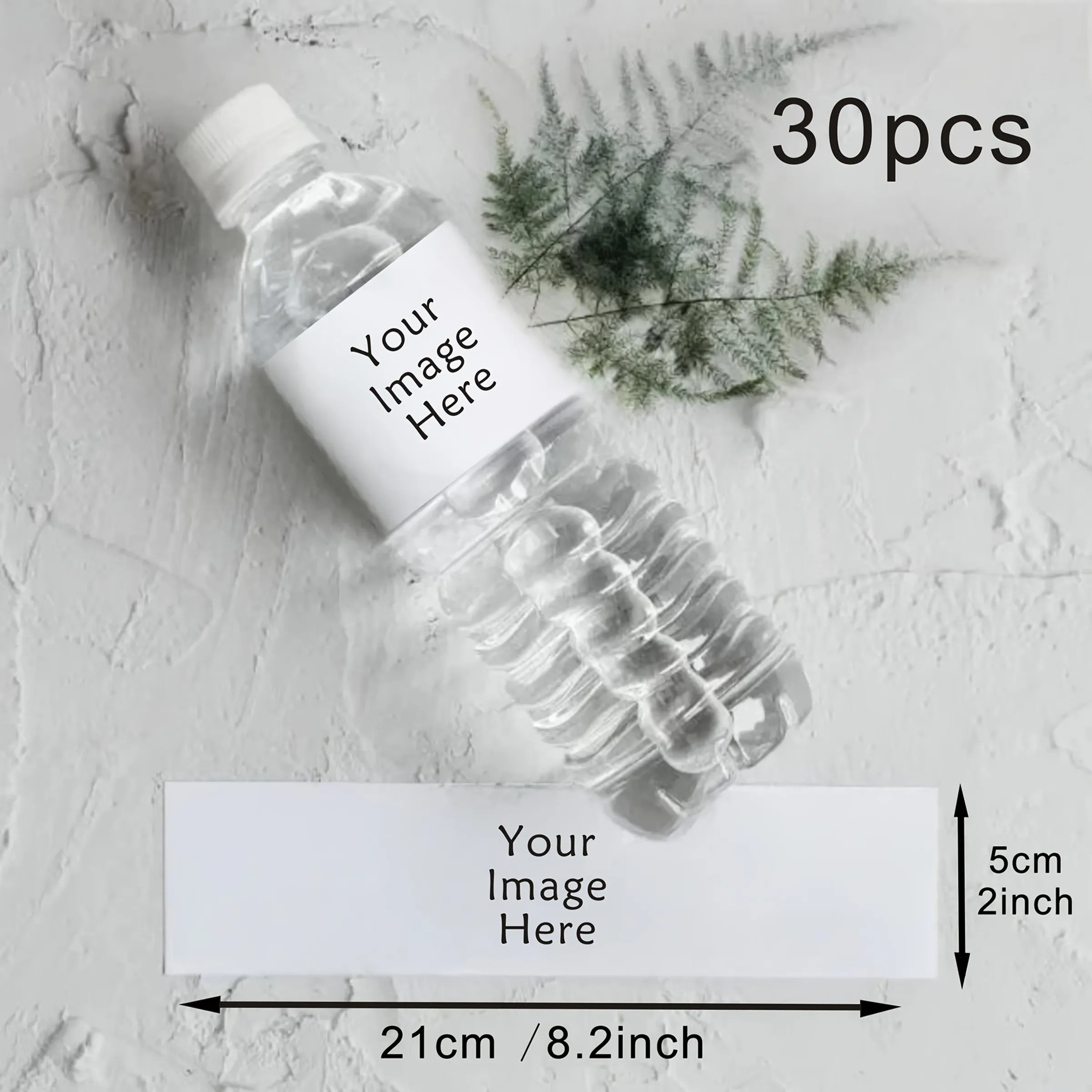 Étiquettes personnalisées pour bouteilles d'eau – Mariage, Communion, Baptême – Étanches 6