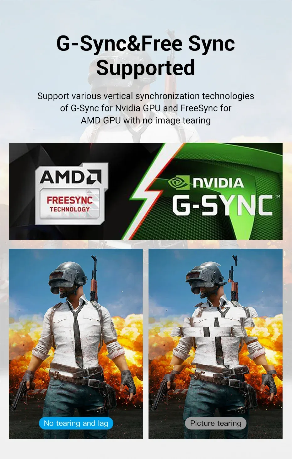 Synchronisation adaptative sans déchirure d'image