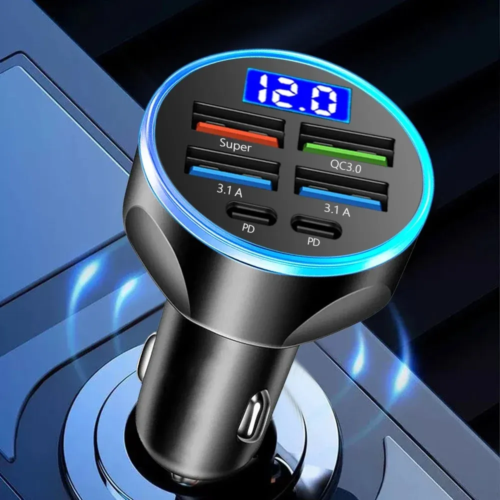 Chargeur de voiture premium finitions