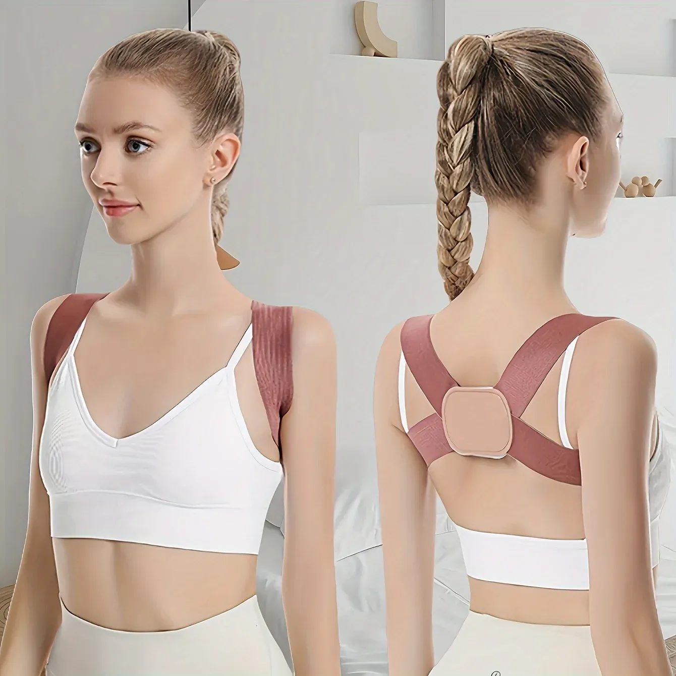 Correcteur de posture invisible et respirant pour femme - Support dorsal élégant et confortable 6