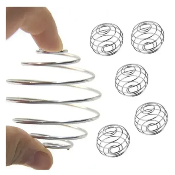 Boule de shaker pour fitness en 2 tailles, boule mélangeuse en acier inoxydable pour poudre de protéines 3