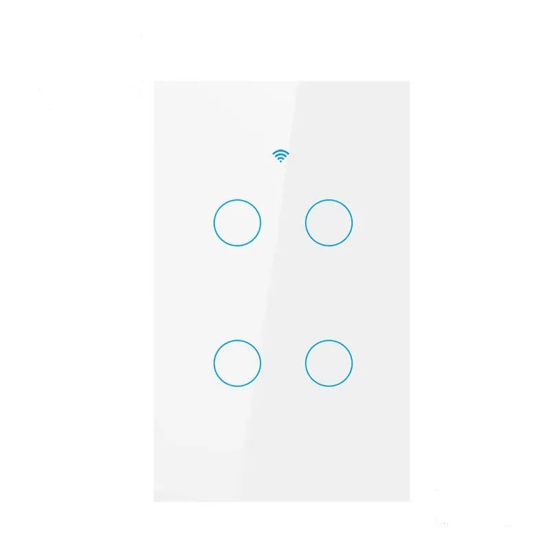 Interrupteur mural intelligent WiFi (standard US) à commande tactile, 1 à 4 voies, compatible RF433, application Tuya Smart Home, Alexa et Google Home 14