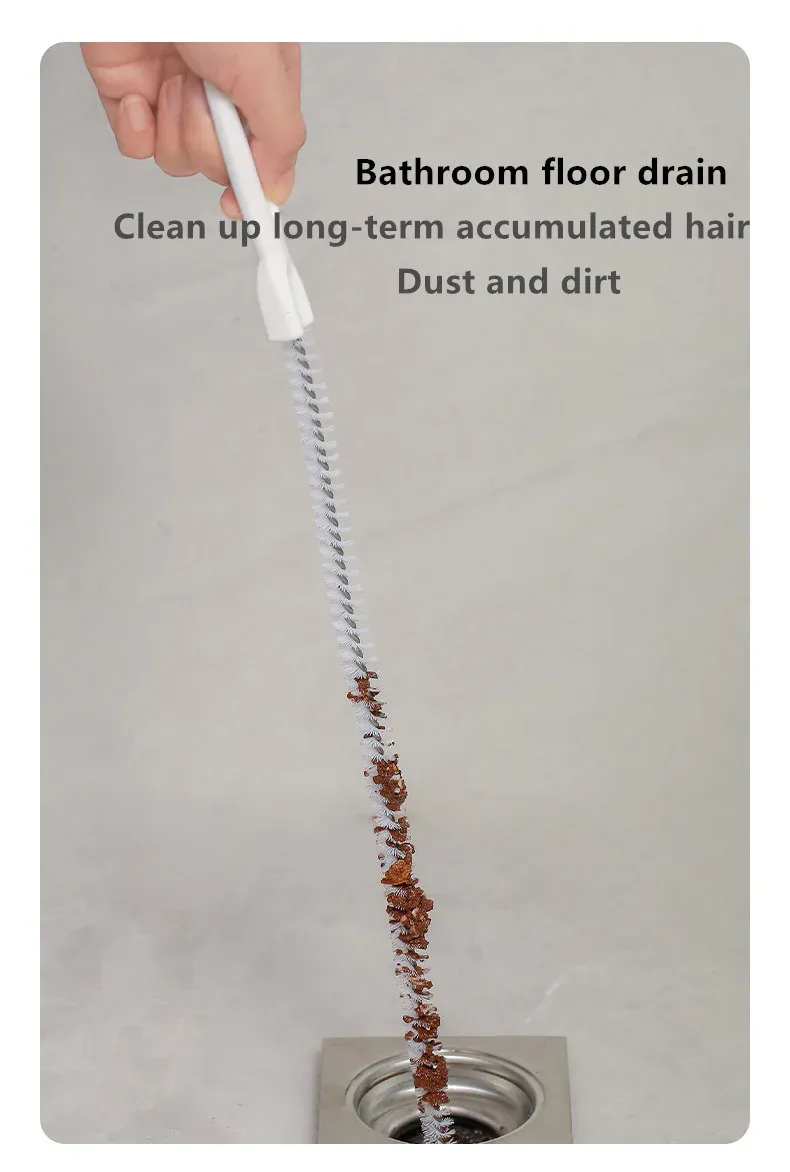 Brosse de dragage de tuyau longue durée