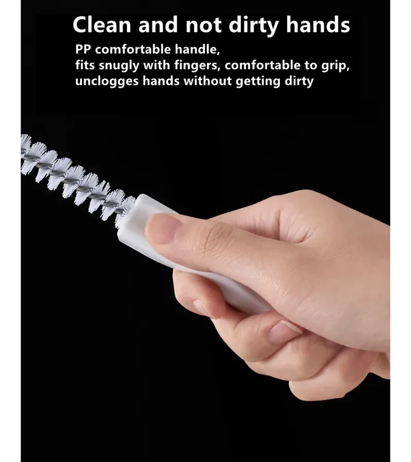 Brosse de dragage de tuyau longue durée