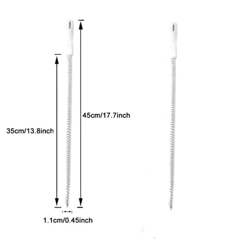 Brosse de débouchage de tuyau longue durée, furet flexible, outil de déboucheur de trou d'évacuation Everg, égout de cuisine 7