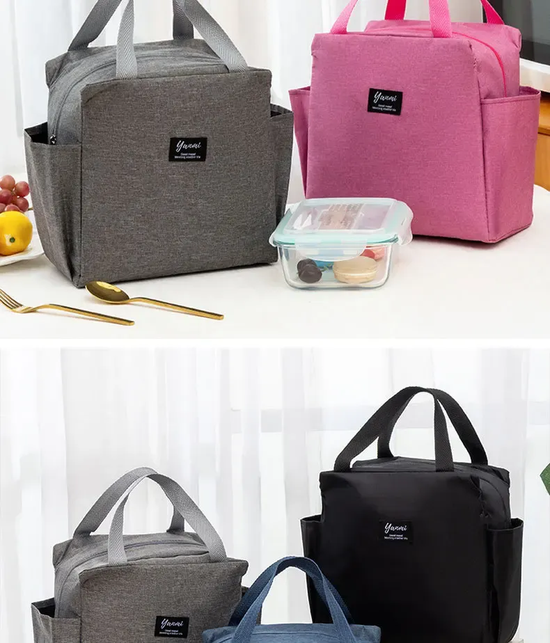 Sac à déjeuner portable en situation