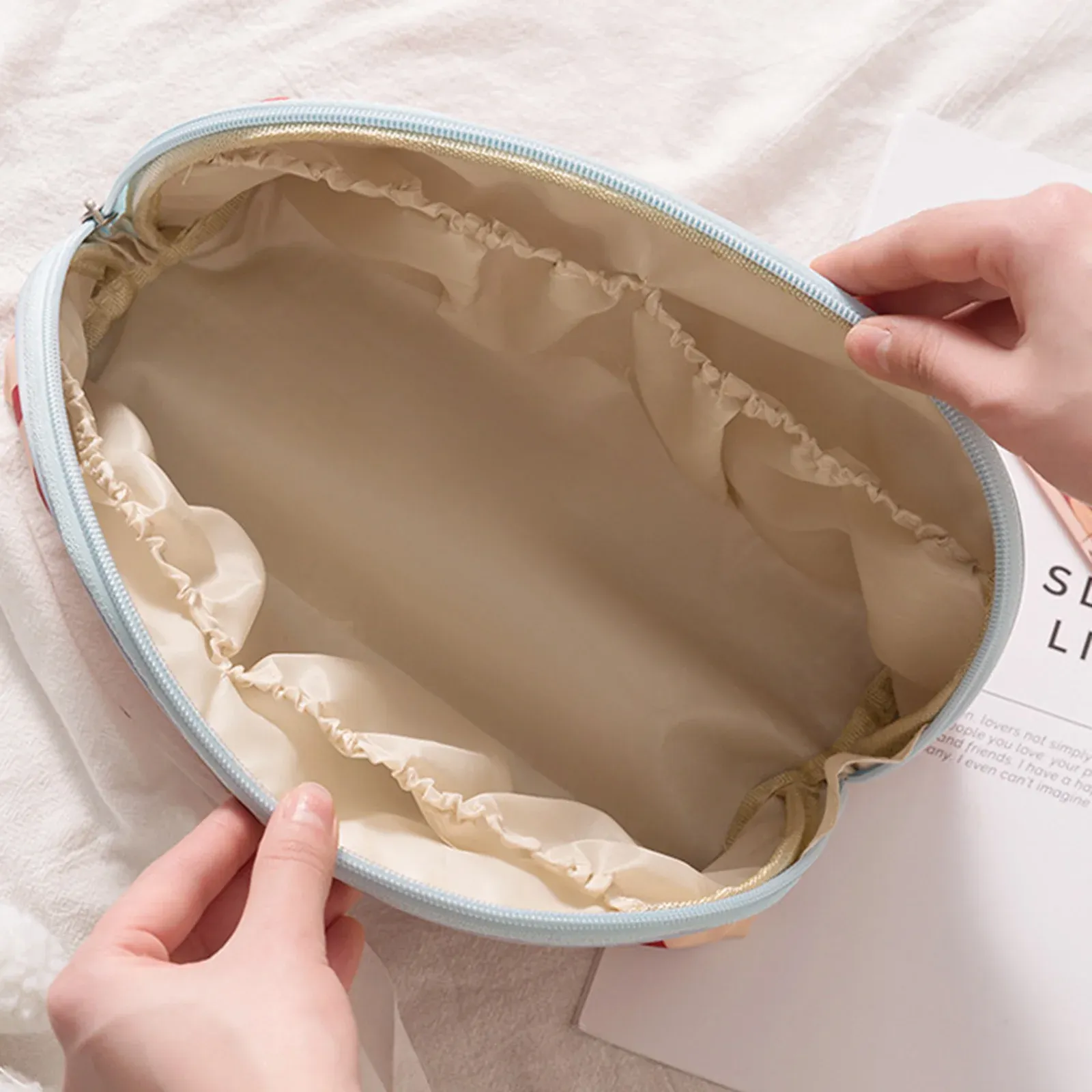 Sac de rangement de voyage portable en tissu Oxford pour sous-vêtements, chaussettes et soutiens-gorge 4