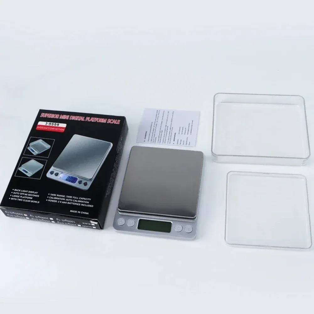 Balance numérique portable de précision pour cuisine, aliments et bijoux, écran LCD 5