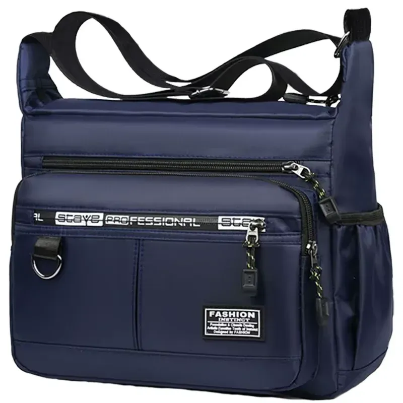 Sac bandoulière homme professionnel à compartiments multiples et bandoulière réglable 10