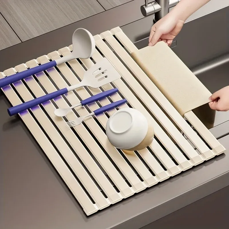 Détail du design de l'égouttoir à vaisselle