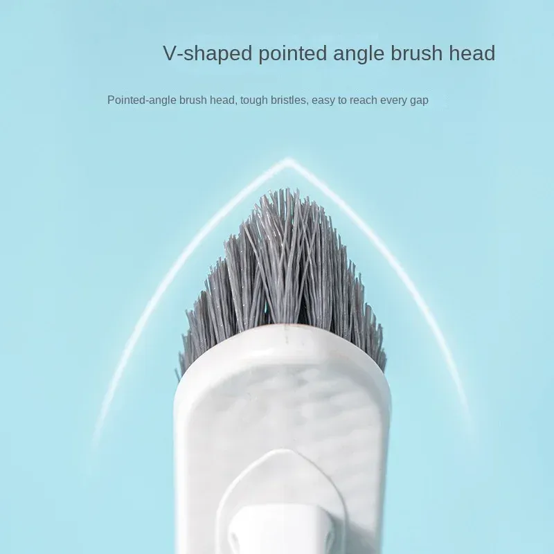 Détail de la tête de brosse en forme de V